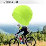 Cycling Hat Keep Warm Green 29x21cm Polar Fleece Fabric 1 Pc