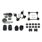 Front + Rear Suspension Bush Kit Control Arm Sway Bar for Nissan X-TRAIL 2007 on
