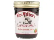 Mrs. Miller's Red Currant Jelly (3) 9 oz Jars Free Shipping