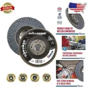 Wolverine Zirconia Flap Discs 4-1/2" - Aggressive Stock Removal, Package of 10