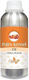 CRYSALIS Palm Kernel (Elaeis Guineensis) Oil |100% Pure & Natural Undiluted Carrier Oil Organic Standard| Perfect for Skin Care & Hair Care |Aromatherapy Oil (1000 ML/ 33.8 Fl Oz)