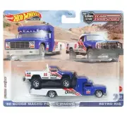 HOT WHEELS CAR CULTURE TEAM TRANSPORT '80 DODGE MACHO POWER WAGON RETRO RIG #51