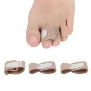 1 pc rubber gel toe straightener separator bunion corrector pain relief B.$9|