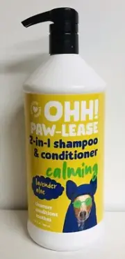 Pawesome Friends ~ Lavender Aloe 2-in-1 Calming Pet Shampoo & Conditioner 32 oz