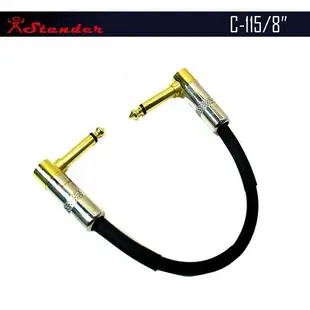 ☆唐尼樂器︵☆台灣製 Stander C-115 20公分電吉他/電貝斯 Bass 效果器短導線 (10折)