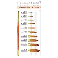 在飛比找蝦皮購物優惠-Macro Wave 馬可威 RF 半貂水彩筆 (圓) AR