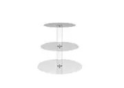 Acrylic Clear Round Cupcake Cake Stand Birthday Wedding Party