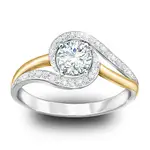 'Let Your Brilliance Shine' Moissanite Ring