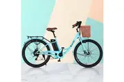 Everfit 26" Electric Bike City Bicycle eBike e-Bike Commuter w/ Battery BL