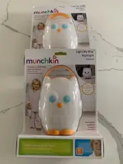 2 Munchkin Owl Light My Way Nightlight Featuring LED Technology Portable New