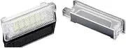 Pizgear 2PCS White Car LED Door Light Welcome Courtesy Lamp, for BMW, E81 F20 E90 E91 E92 E93 E60 E61 F07 F10 F11 F18 E63, for MINI, R50 R60 Trunk Interior Lights