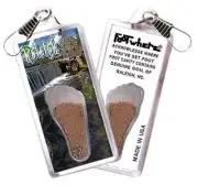 Raleigh FootWhere® Souvenir Zipper-Pull. Made in USA