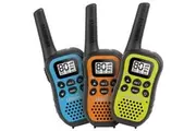 UH45-3 80Ch 0.5W UHF Handheld CB 3Pk With Kid-Z Mode