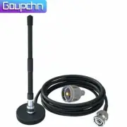 CB Antenna 27MHz Soft Whip with Magnetic Base RG58 BNC Extension Cable PL259