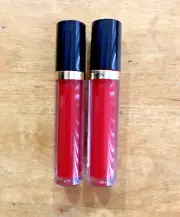2 Revlon Super Lustrous Lip Gloss #240 Fatal Apple
