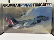 TAMIYA 1/32 Grumman F-14A Tomcat Airplane Model Kit 1980s Series #1 - 6301 NEW