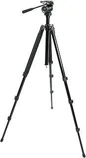 CELESTRON TrailSeeker Tripod for Cameras, Spotting Scopes and Tripod-Adaptable Binoculars, Black (82050)