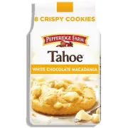 Pepperidge Farm Tahoe Crispy White Chocolate Macadamia Nut Cookies 7.2 OZ Bag