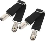 Anneome Elastic Women's Boot Straps Multi-use Pants Clips Seat Cushion and Curtain Straps Fit Easy to Use