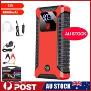 99900mAh 12V Car Jump Starter Pack Booster Charger Battery Power Bank Portable