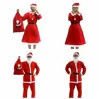 Make Up Christmas Santa Costume Suit Santa Claus Dress Up Men Women Kids