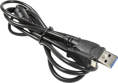 HQRP USB Data Cable for Kodak EasyShare C513, C530, C533, C603, C643, C653, C663