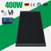 12V 400W Fixed Solar Panel Kit Mono Caravan Camping Home Battery Charging Power