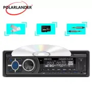 Single 1 Din Car Stereo RadioFM/AM Bluetooth Head Unit DVD CD Player In-Dash