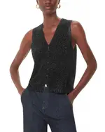 Whistles Sparkle Knit Tank