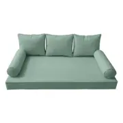 *COVER ONLY*-Style 3 Daybed Mattress Bolster Pillow Covers Pipe Trim Twin AD002