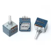 Japan ALPS RK27 Volume Log Potentiometer Dual Audio 2-gang 10K 20K 50K 100K 250K