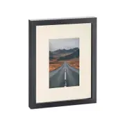 Nicola Spring Photo Frame with 4" x 6" Mount - 8" x 10" - Black