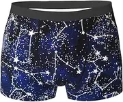 [COMAAM] Glow In The Dark Men'S Boxer Shorts (Multi-Faceted) Men'S Elastic Boxer Shorts Leggings Underpants