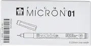 Sakura Micron Drawing Pen, 01, Black