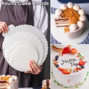 5pc Round Cake Boards Base Reusable Thick Wedding Party Cake Decor Support Board