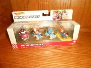 Hot Wheels Mario Kart 4 Pack 1/64 Go Kart - Multi-Color (HDB23)