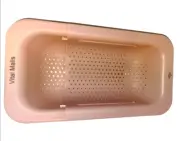 Extendable Over the Sink Colander with Silicone sponge & silicone sink strainer