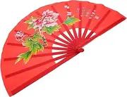 [EXAOMBLE] Kung Fu Fan Folding Hand Fans Handheld Nail Lamp Rose Push Wedding Hand Fans Thigh Garters The Tote Bag Hand-held Hand Fans Black Garters Mini Envelopes Bras Red Cloth