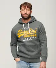 Vintage Logo Duo Hood | Asphalt Grey Grit