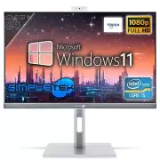 Computer All IN One 24 " Core I5 RAM 16gb SSD 4tb FHD Touch PC Windows 11 Pro _