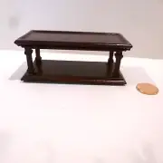BESPAQ DOLLHOUSE MINIATURE FEDERAL STYLE COFFEE TABLE 4288 MAHOGANY