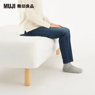 【MUJI 無印良品】附床板高密度獨立筒床墊/單人/床套可水洗/鋼製床框(木製腳/12cm/大型家具配送)