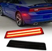 AUTOONE LED Smoke Lens Front Side Marker Light Parking Lamp For 2010-2014 Dodge Challenger, Driver & Passenger Side, 2PCS
