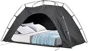 Bed Tent Bed Canopy Bunk Twin Size for Youth, Single Indoor Privacy Tent for Sleeping, Light - Reducing and Breathable, with Pockets Inside - A Dreamful Bed Tent (No Accessories)