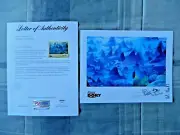 Disney Pixar Finding Dory Signed Lithograph San Francisco Giants Pixar Day PSA