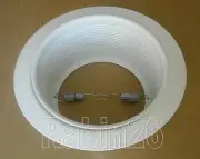 5" INCH CEILING RECESSED CAN LIGHT STEP TRIM BAFFLE R30 PAR30 WHITE