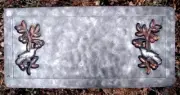 Birds bench top mold .150 abs plastic concrete casting mould 31" x 14" x 2.5"