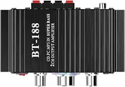 BT-188 Digital Bluetooth Amplifier Mini 2-Channel Output Home Computer Audio Amplifier 12V Car