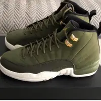 在飛比找蝦皮購物優惠-Air Jordan 12 Chris Paul 橄欖綠 金