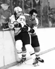 Joe Watson Of The Philadelphia Flyers 1970s Old Ice Hockey PHOTO 1
